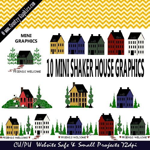 FREE SHAKER HOUSES MINI PG 1