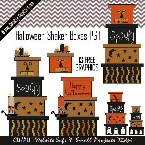 FREE HALLOWEEN SHAKER BOXES PG 1