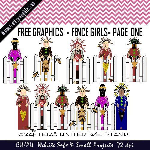 FREE GRAPHICS FENCE GIRLS PG 1