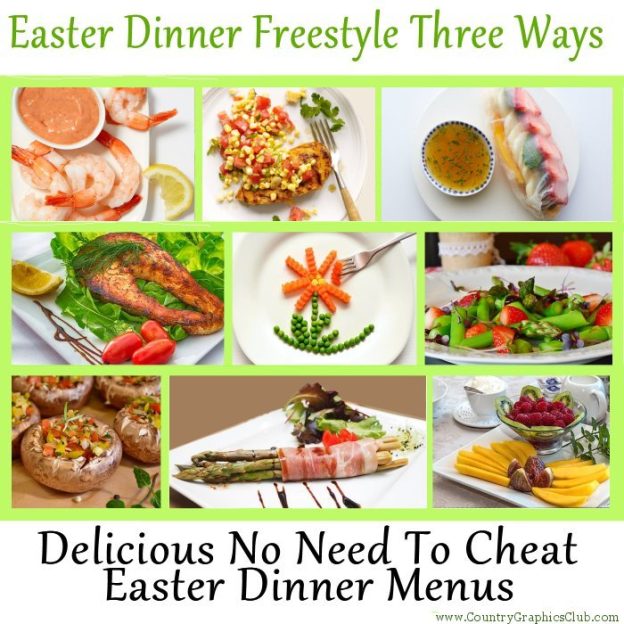 Easter Dinner Freestyle Three Ways