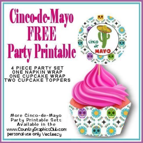 Free Cinco-de-Mayo Party Printable Set 2