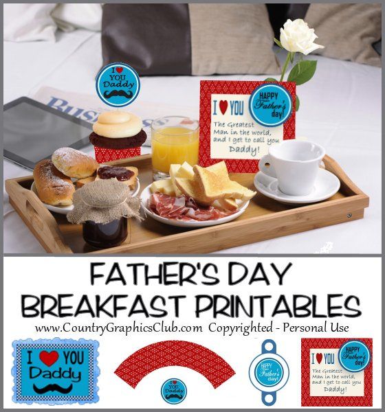 Free Club Fathers Day Breakfast Printables