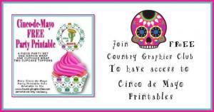 Free Club Festive Cinco-de-Mayo Party Printables